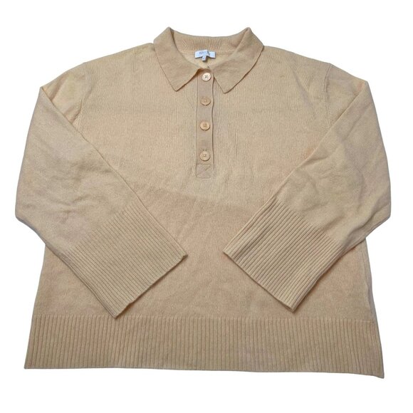 NAKED Cashmere Jenna Cashmere Polo in Chiffon - Picture 1 of 5